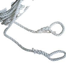 nylon 3strands twist rope, nylon sailboat rope, nylon mooring rope